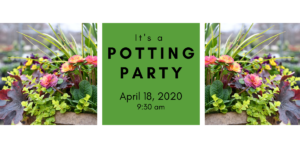 Spring Potting Party 4/18/20 @ 9:30 am @ Wenke Greenhouse Retail Store | Kalamazoo | MI | US