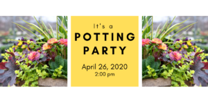 Spring Potting Party 4/26/20 @ 2:00 pm @ Wenke Greenhouse Retail Store | Kalamazoo | MI | US