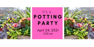 Spring Potting Party 4/24/21 @ 11:00 am @ Wenke Greenhouse Retail Store | Kalamazoo | MI | US