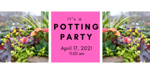 Spring Potting Party 4/17/21 @ 11:00 am @ Wenke Greenhouse Retail Store | Kalamazoo | MI | US