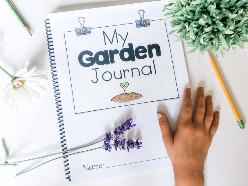 Notebook for recording gardening info and data